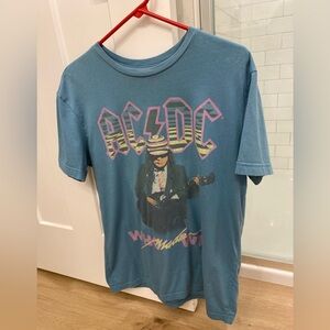 AC/DC Blue Short Sleeve Tee
